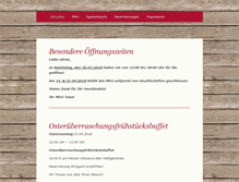 Tablet Screenshot of bistro-miro.de